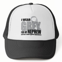 Brain Cancer Grey for Nephew hats