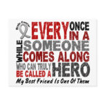 Brain Cancer HERO Best Friend Post Cards
