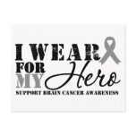 Brain Cancer Hero Grey Ribbon