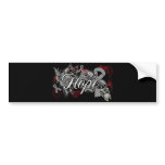 Brain Cancer Hope Garden Ribbon bumper stickers