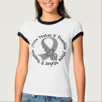 Brain Cancer Hope Makes It Possible t-shirts by cancerapparel Brain Cancer Hope Makes It Possible t-shirts