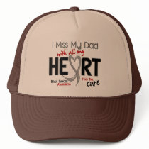 Brain Cancer I MISS MY DAD Mesh Hats