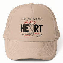 Brain Cancer I MISS MY HUSBAND Mesh Hats