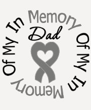 Brain Cancer In Memory of My Dad Tee Shirt