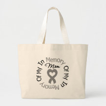 Brain Cancer In Memory of My Mom Canvas Bag
