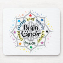 Brain Cancer Lotus mousepads