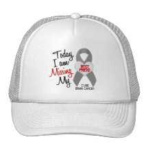 Brain Cancer Missing Miss My Best Friend 1 Mesh Hats