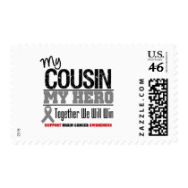 Brain Cancer My Cousin My Hero Postage Stamps