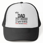 Brain Cancer My Dad My Hero Together We Will Win hats