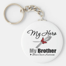 Brain Cancer My Hero My Brother Keychains