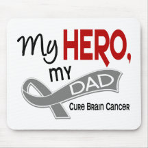 Brain Cancer MY HERO MY DAD 42 Mouse Mats