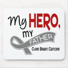 Brain Cancer MY HERO MY FATHER 42 Mouse Pads