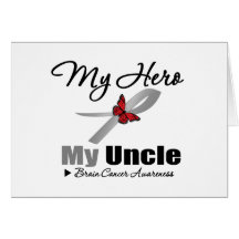 Brain Cancer My Hero My Uncle Cards