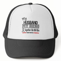 Brain Cancer My Husband Hero Together We Will Win Hat