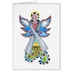 Brain Cancer Ribbon Angel Card