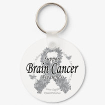Brain Cancer Ribbon of Butterflies keychains by fightcancertees Brain Cancer Ribbon of Butterflies keychains