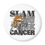 Brain Cancer - Slam Dunk Cancer Fridge Magnet