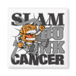 Brain Cancer - Slam Dunk Cancer Refrigerator Magnet