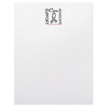 Brain Cancer Support Advocate Cure Letterhead Template