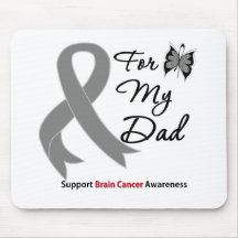 BRAIN CANCER SUPPORT For My Dad Mouse Pads