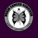 Brain Cancer Survivor Butterfly
