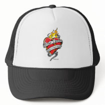 Brain Cancer Tattoo Heart hats by fightcancertees Brain Cancer Tattoo Heart hats