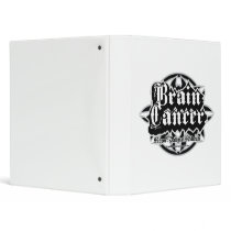 Brain Cancer Tribal binders by fightcancertees Brain Cancer Tribal binders
