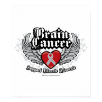 Brain Cancer Wings posters