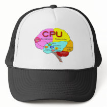 Brain CPU light Mesh Hats