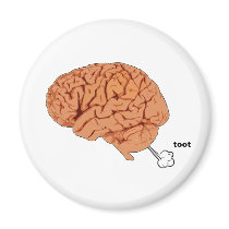 Brain fart fridge magnets