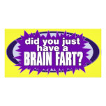 Brain Fart Post Card Photo Greeting Card