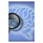 Brain fingerprint stationery paper