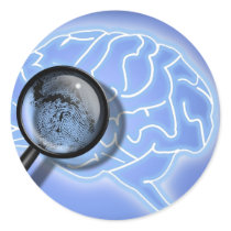 Brain fingerprint sticker