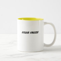 BRAIN FREEZE mugs