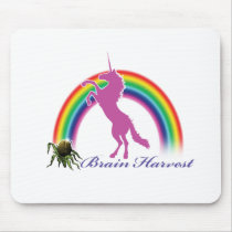 Brain Harvest Unicorn mousepads
