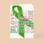 Brain Injury Inspirational Words Greeting Card