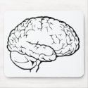 Brain Line Art Mousepad