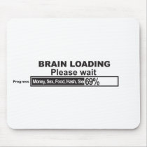 Brain Loading Mouse Pad