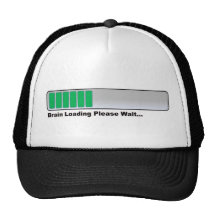 Brain Loading Please Wait... Mesh Hat