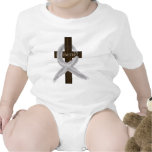 Brain & Lung Cancer Faith Cross-Gray Ribbon t-shirts