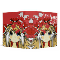 Brain Over Load Cute Anime Girls Binder