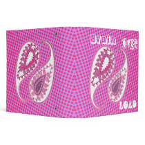 Brain Over Load Paisley Girls Binder