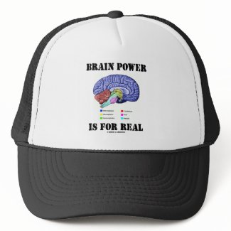 Brain Power Is For Real (Brain Anatomy Attitude) hat