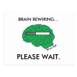"BRAIN REWIRING" postcard