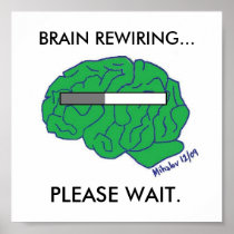 "BRAIN REWIRING" poster