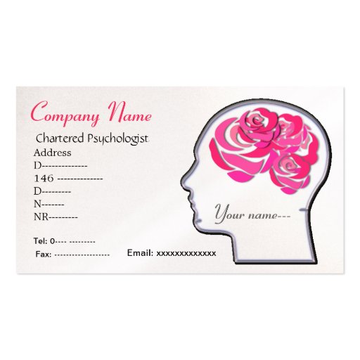 Brain roses business card...