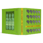 Brain Surgery for Beginners - Neon Green Vinyl Binders