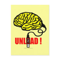 Brain to unload post card