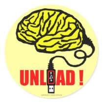 Brain to unload stickers