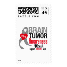 Brain Tumor Awareness Month Postage Stamp